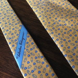 Salvatore Ferragamo’ silk tie